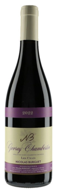 Вино Domaine Nicolas Burguet, Gevrey-Chambertin "Les Crais" AOC
