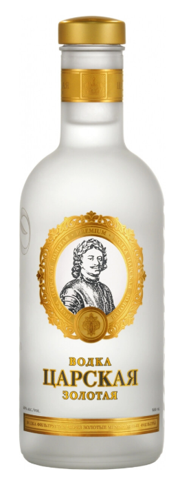 Водка Tsarskaja Gold пу 0,75