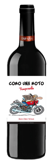 Вино Como Una Moto Tempranillo Dry красное сухое 0,75 л