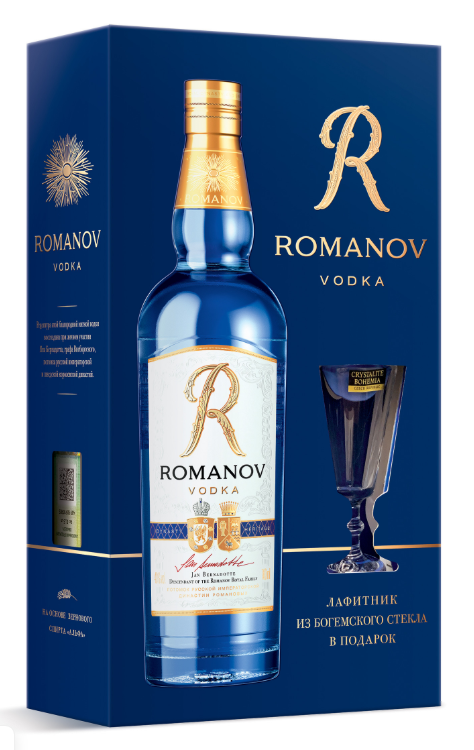 Водка ROMANOV пу лафитник (0,7)