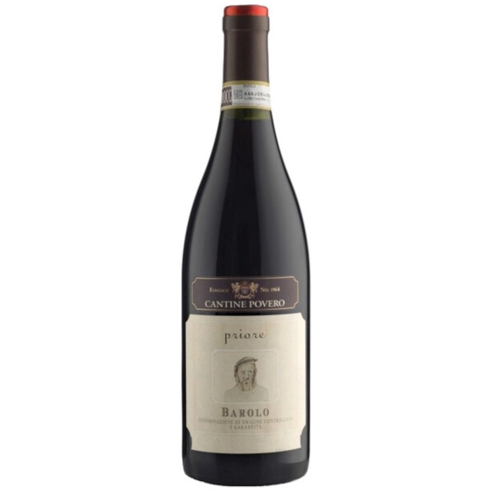Вино Barolo Priore Cantine Povero красное сухое 0,75 л