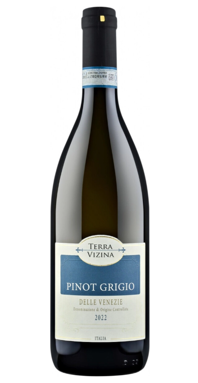 Вино Pinor Grigio delle Venezie DOC Terra Vizina бел сух (0,75) Итл