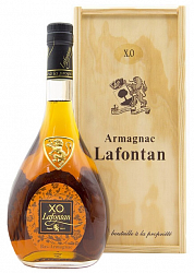 Арманьяк "Lafontan" XO, wooden box, 0,7 л