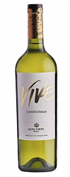 Вино Alta Vista Vive Chardonnay белое сухое 0,75 л