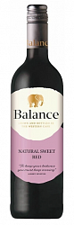 Вино Balance Natural Sweet Red красное полусладкое 0,75 л