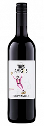 Вино Tres Amigos Tempranillo красное сухое