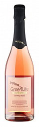 Игристое вино "GreenLife" Shiraz Rose Bubbles, Robertson WO